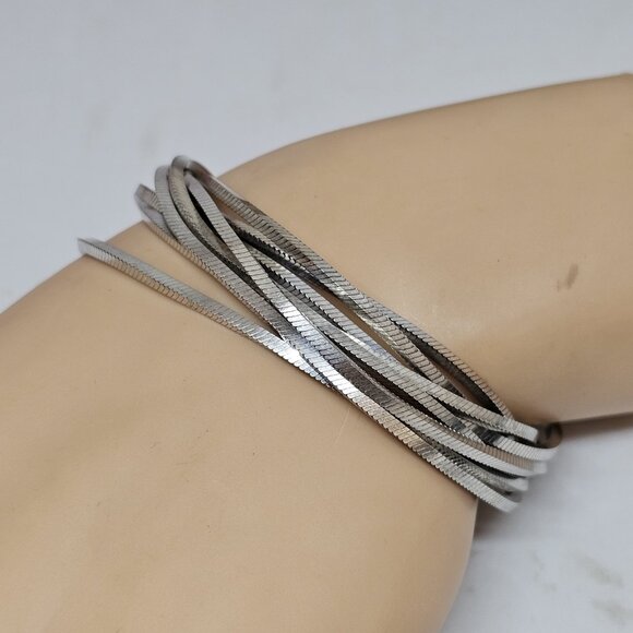 MILOR 925 Sterling Silver 2mm Serpentine Box Chain Necklace or Bracelet 60" 40g - Picture 12 of 12